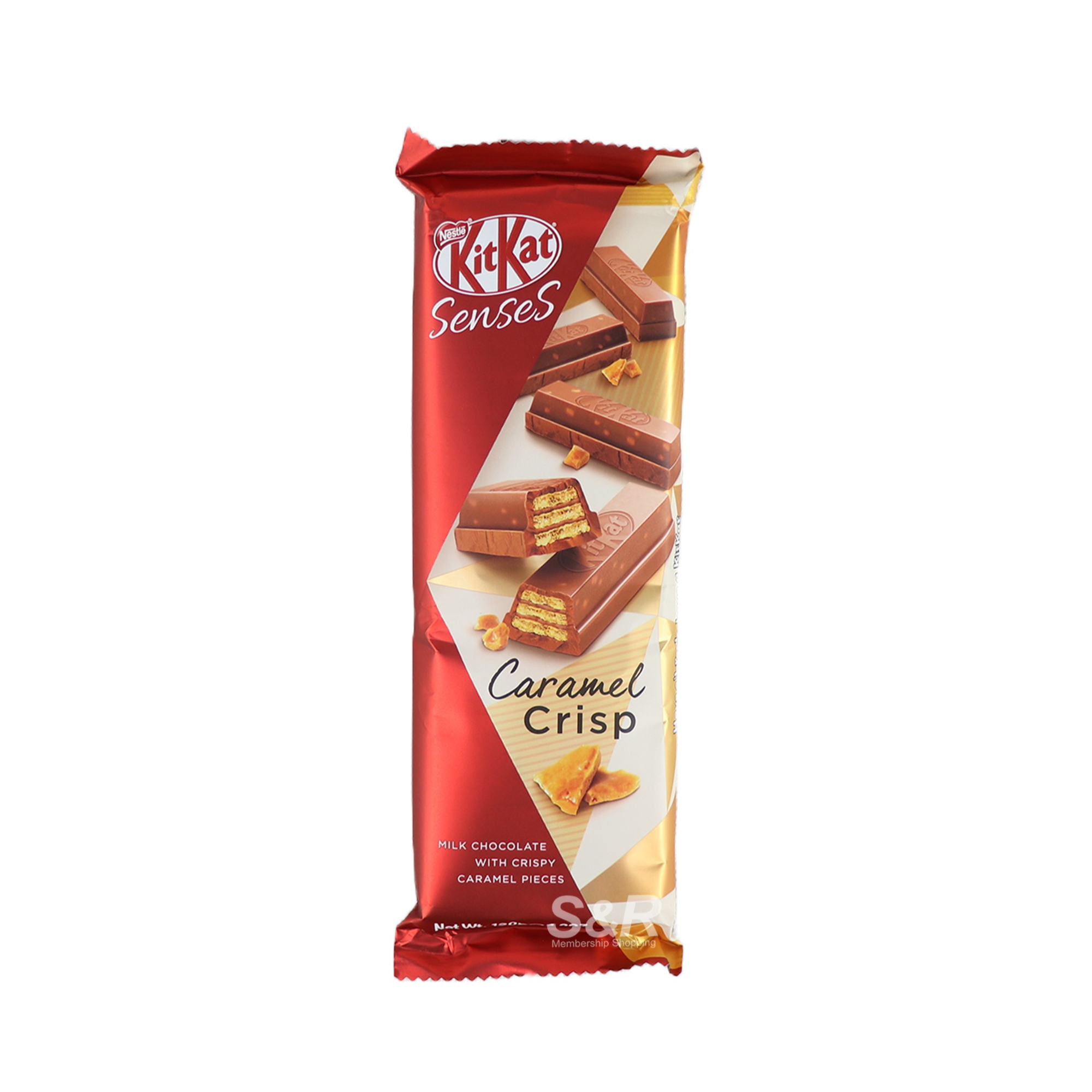 KitKat Senses Caramel Crisp Milk Chocolate Wafers 120g KitKat Senses Caramel Crisp Milk Chocolate Wafers 120g